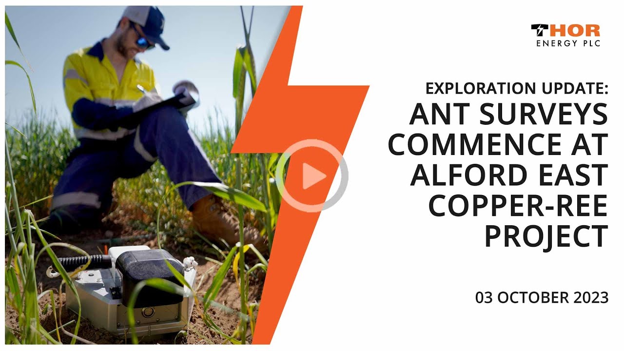 ANT Geophysical Surveys Commence at Alford East Copper-REE Project - An Exploration Update