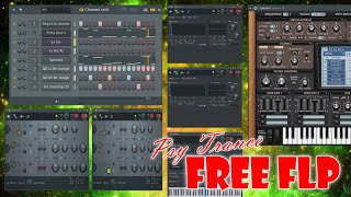 картинка: Free FLP 3x Osc Layer Psy Trance Bass и Lead c модуляциями в Sylenth1