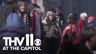 Protests held at state capitols against Trump's policies