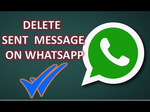 How to delete sent message on WhatsApp - YouTube