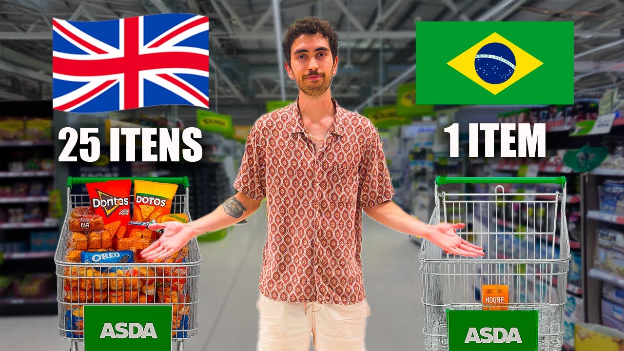 Mercado na INGLATERRA: O que Compramos com 1 Dia de Trabalho?