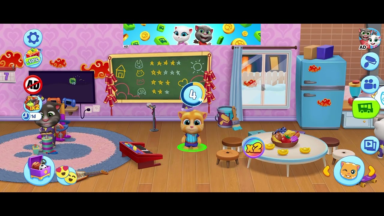 Tom and Friends || Bathing and Playing