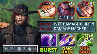 TOP GLOBAL CLINT PERFECT FULL DAMAGE BUILD 2024! (RECOMMENDED) BEST DAMAGE BUILD!🔥 - Mobile Legends