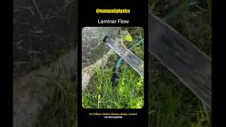 Laminar flow — smooth, silent, and perfectly in control...#physics #experiment #shorts #best #study