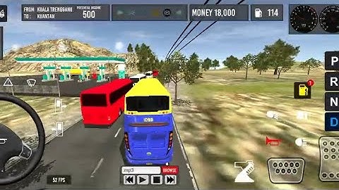 IBDB Bus simulator | Malaysia Bus simulator 3d studio Gameplay Android, iOS #bussimulator