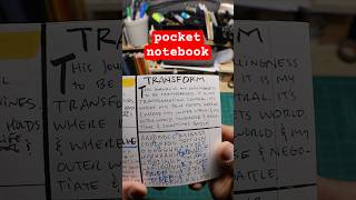 I love my custom pocket notebook