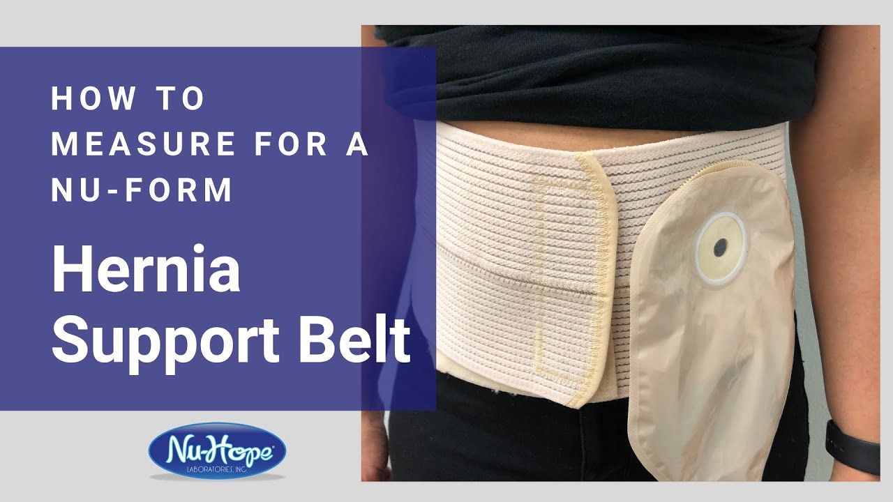 How to Measure for a Nu-Form Hernia Support Belt 