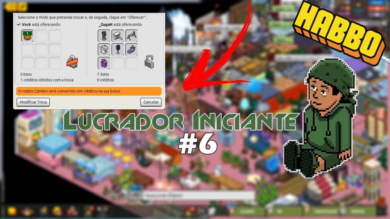 Habbo #9 Lucrador Iniciante - Gastando 9c Comprando Mobs! HabboJao -