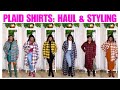 HOW TO STYLE PLAID SHIRTS (HAUL & STYLING)