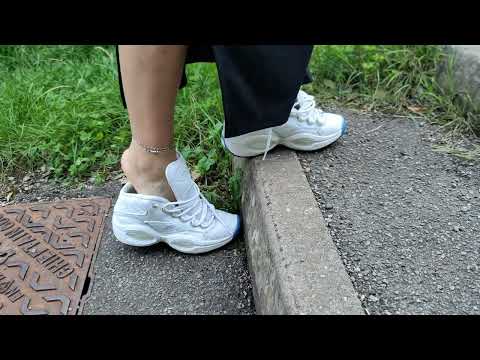 Kate RBK Quest and black dress shoeplay