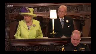 Royal reactions to preacher Michael Curry #RoyalWedding