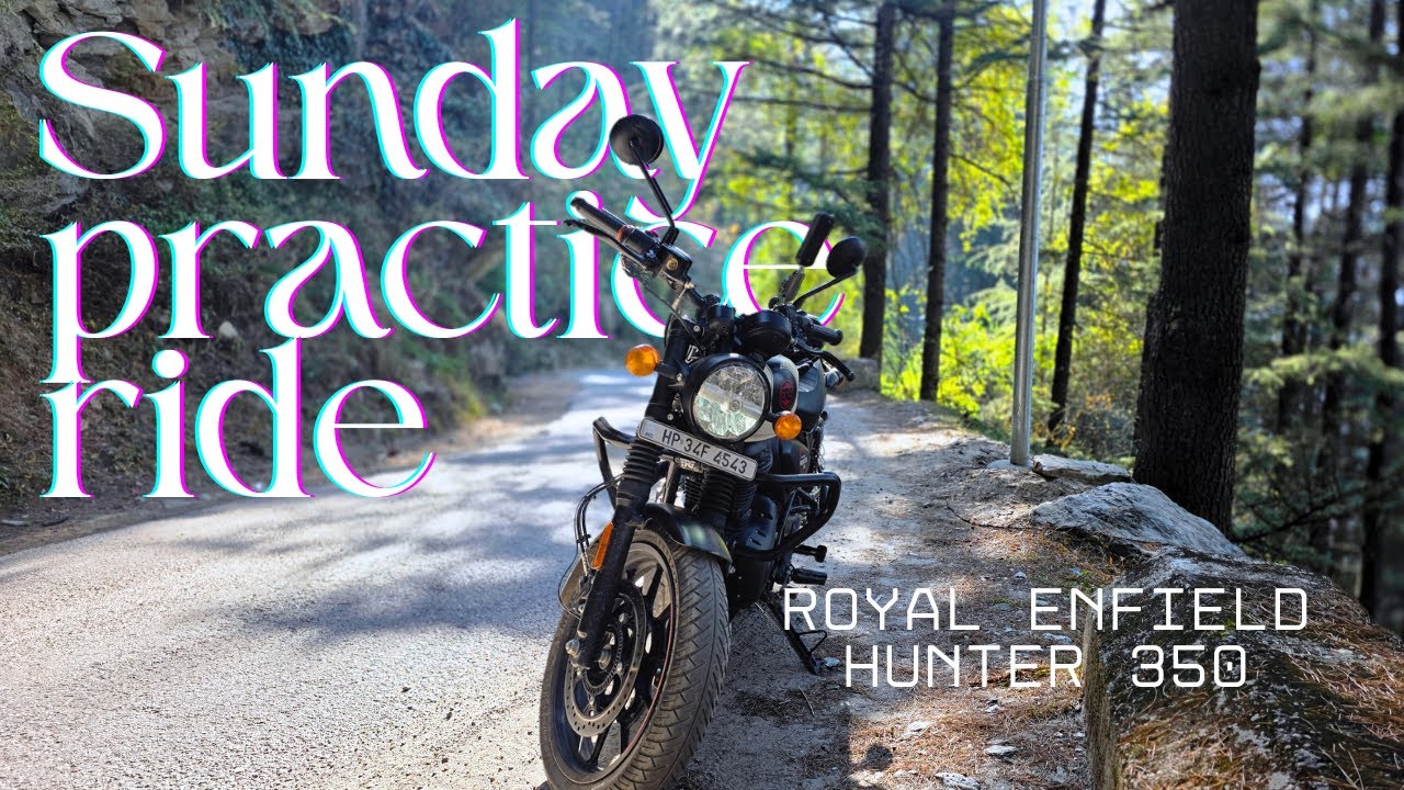 Twisty Forest Road Practice Ride🌲|Beginner Rider Progress | Hunter 350