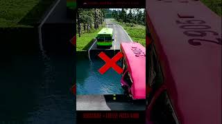 Moment before cooked BeamNG #beamng 799 Many cars jumping through large puddles