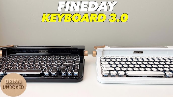 Palette Leather Typewriter Bluetooth Keyboard - The PNK Stuff