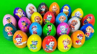 Looking For Paw Patrol Eggs With Slime Coloring: Ryder, Chase, Marshall,...Satisfying ASMR Video screenshot 5