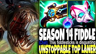 Our New Fiddlesticks Season 14 Build is SO OP that all The Top Laners will INSTANT FF15 🔥