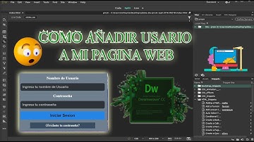 ☣CREANDO MI PAGINA WEB☣ #6 - Crear un Login y Pasword con Dreamweaver CC