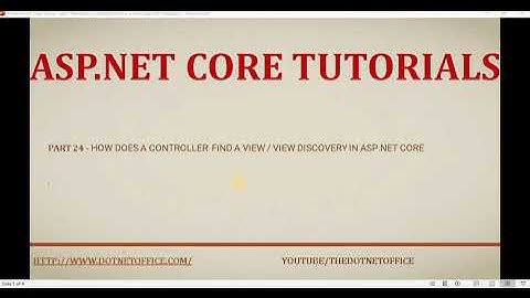 Part 24- How a controller  find a view / view discovery in asp.net core |asp.net core tutorial
