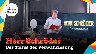 Herr Schröder / Der Status der Verwahrlosung / Kleine Affäre