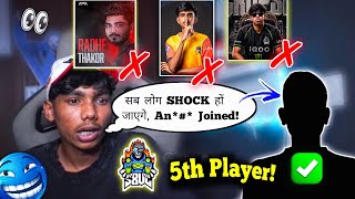 Celebrity 🚨 SOHAN REVEALED S8UL 5th Player Name will Shocked Everyone 🤯🥵🤗 Wealth