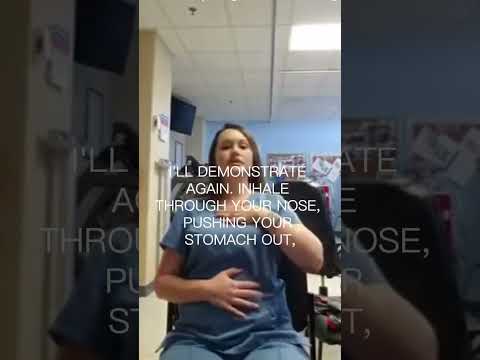Diaphragmatic breathing and pursed lip breathing to improve lung function #health #lunghealth 