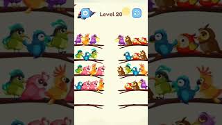 Main game Bird Color Sort Puzzle Level 1 Sampai Level 20. screenshot 4