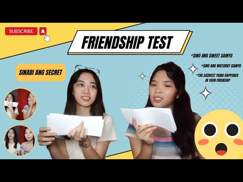 Testing Friendship Friendship Test Challenge with bff 🥰 (nagkaaminan) - YouTube