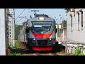 Электропоезд ЭП2Д-0090 ЦППК платформа Жаворонки 6.08.2020