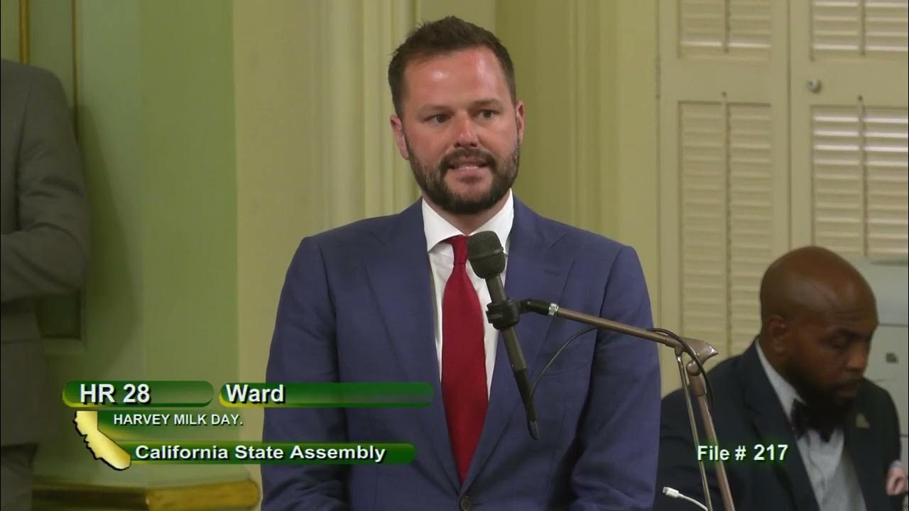 Assemblymember Haney Speaks on Behalf of the Jewish Caucus for HR 28 Harvey Milk Day YouTube