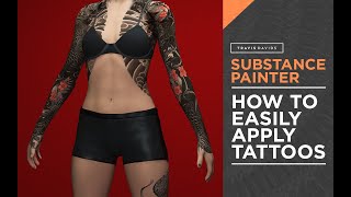 Substance Painter - How To Easily Apply Tattoos screenshot 4
