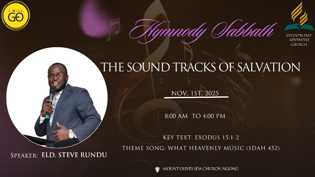 HYMNODY SABBATH //THE SOUND TRACKS OF SALVATION//MORNING// Eld. STEVE RUNDU //01/11/2025