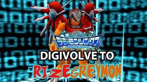 Digivolve to RizeGreymon | Digimon Links デジモンリンクス