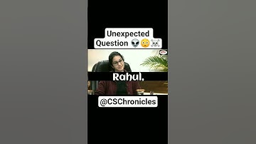 A Very Interesting Question To Aspirant ☠️II UPSC Interview #shorts #viral #ias