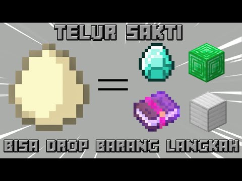 Mencoba Telur Sakti Di Minecraft ? Bisa Drop Barang Yang Langkah !