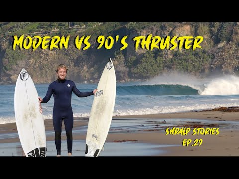 Insane Barrels at the Local Spot Riding a 90's Short board vs. My Timmy. Which one went better?