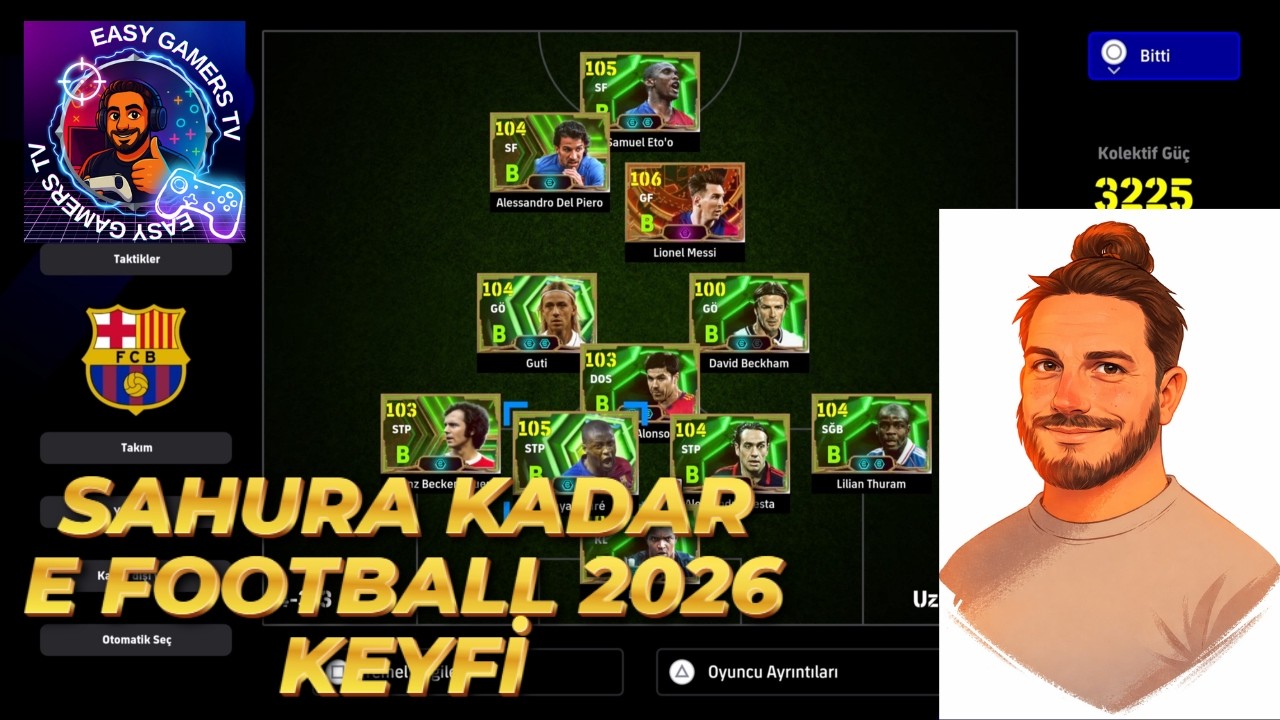 SAHURA KADAR YAYIN!! E FOOTBALL 2026 TÜRKÇE sahur canlı yayını