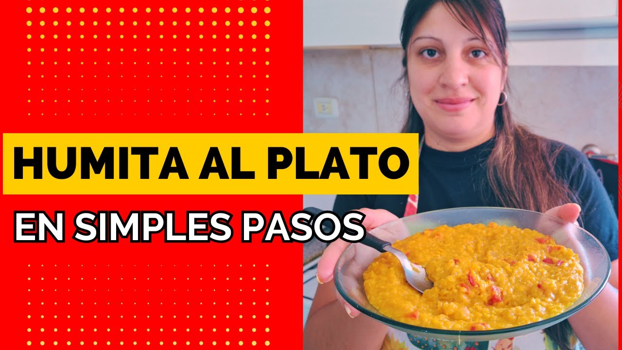 Humita al plato