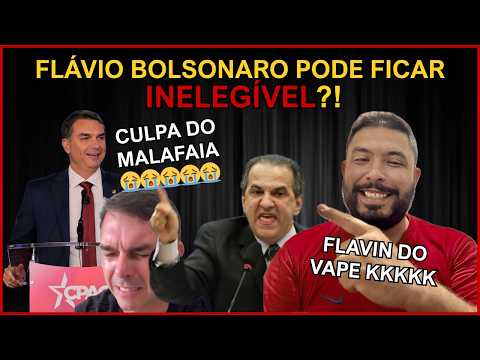 FLAVIO BOLSONARO PODE FICAR INELEGIVEL?! - REACT