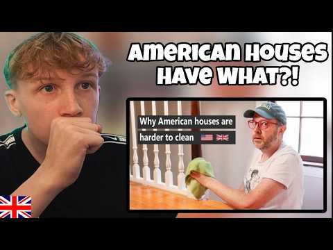 Brit React to 6 Ways Brits and Americans Clean Very Differently