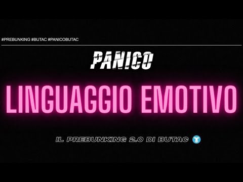 Panico - ep. 1 - "LINGUAGGIO EMOTIVO": che cos'è, a cosa serve, come funziona