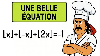 Une équation sur la partie entière