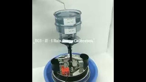 BGT portable Tipping bucket rain gauge calibration equipment