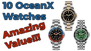 OceanX - Great Value Homage Watches - A Look At 10 OceanX Models