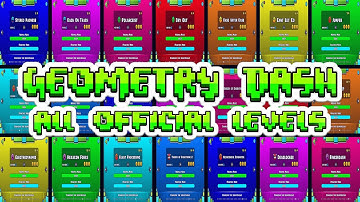 Geometry Dash All Levels (1-21) 100% Complete [ALL COINS] [2.11] (100 Subs Special)
