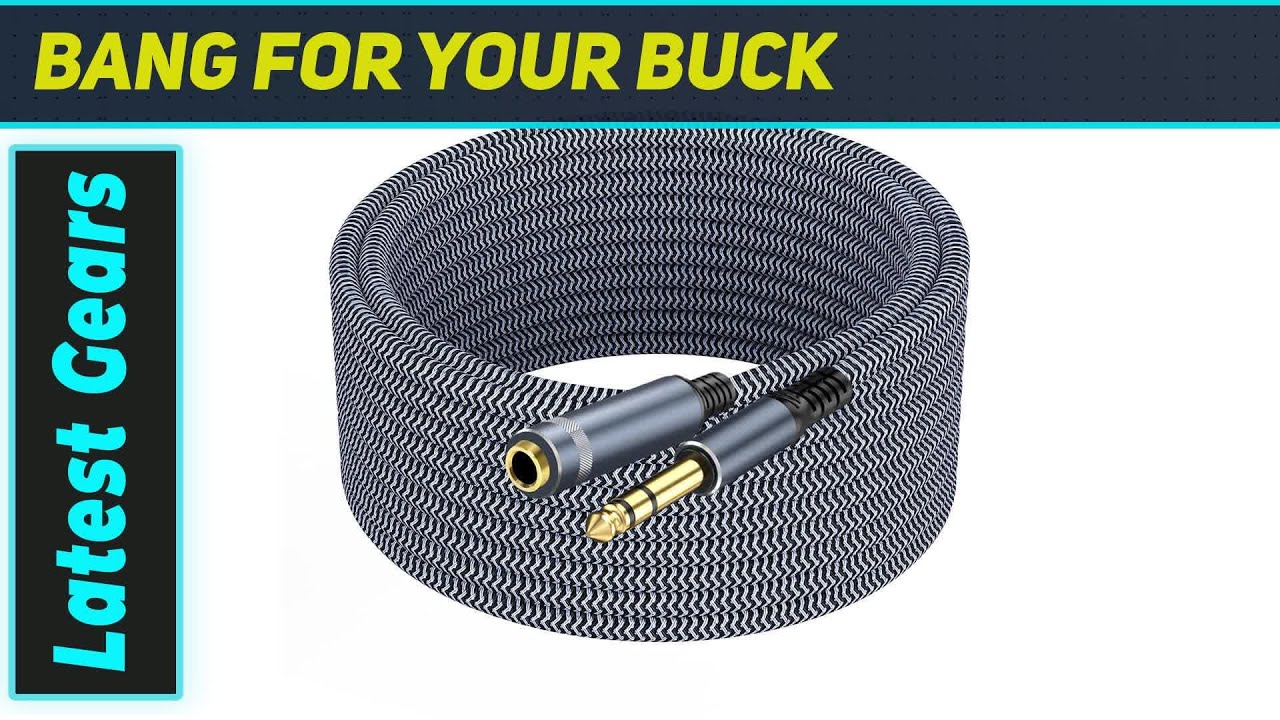 Удлинительный кабель GOSYSONG длиной 40 футов и диаметром 1/4 дюйма: максимальная дальность перед...