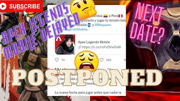 APEX LEGENDS MOBILE DELAYED 😭 WHAT