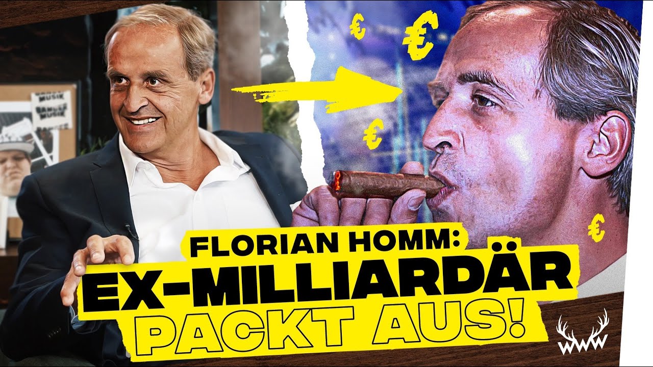 Leben als Milliardär, Kopfgeld, FBI-Jagd, Gefängnis uvm. | Florian Homm im Talk