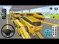Double Trailer Truck Rescue 🚛 OLD Kia Carnival | 3D Driving Class #3d #77