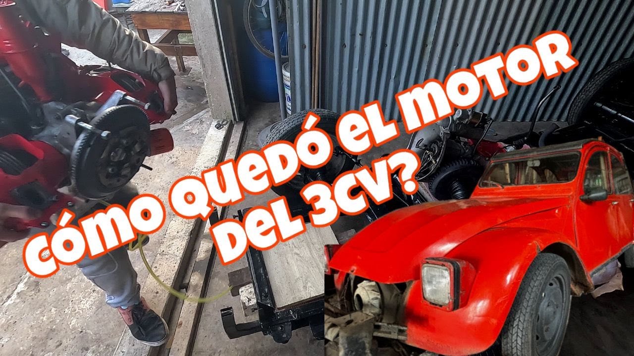 ¡Poniendo Motor del 3CV América, colocamos los fuelles nuevos! ¿Como quedó? ¡Aplica a Citroën 2CV!