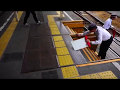 豊橋鉄道渥美線 高師駅 構内踏切階段封鎖風景 の動画、YouTube動画。